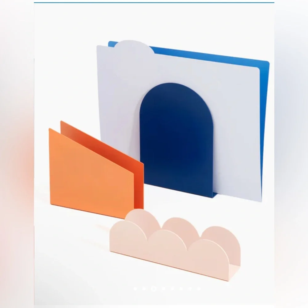 Pocketo Colorful Desk Organizer 3 piece Set